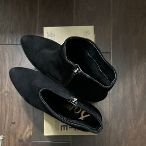 Sam Edelman Black Suede Ankle Booties